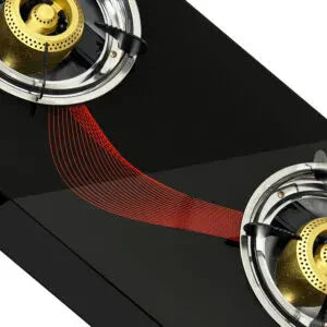 Aragaz cu două ochiuri Haley HY-1517 – Flacără puternică și consum redus de gaz